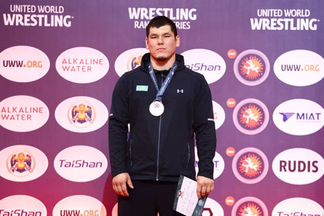 World Ranking Series Ulaanbaatar Open Podium 130kg GR - Bronze: Olzhas Syrlybay (KAZ)