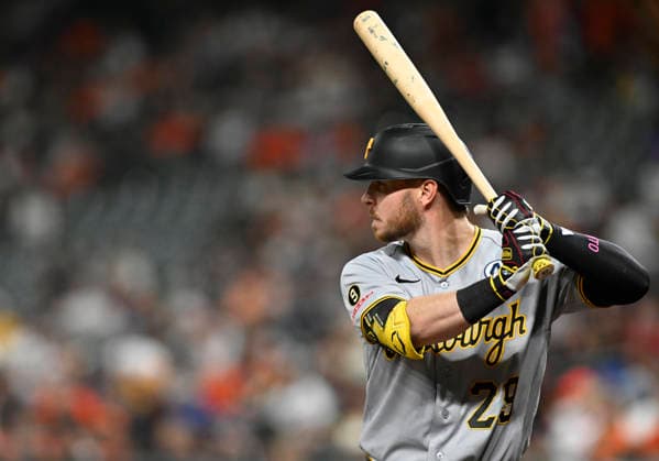 June 2, 2026, Houston, Texas, United States: Pittsburgh Pirates right fielder Ryan O Hearn (29) bats in the sixth inning during an MLB, Baseball Herren, USA game against the Houston Astros on Tuesday June 2, 2026 at Daikin Park in Houston, Texas. The Pirates defeated the Astros 10-6. Houston United States - ZUMAw132 20260602_zap_w132_111 Copyright: xTomxWalkox