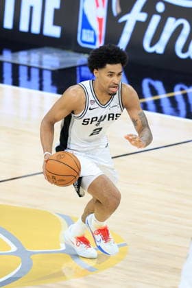 NBA, Basketball Herren, USA Finals Game 2 - New York Knicks at San Antonio Spurs San Antonio Spurs guard Dylan Harper in action during Game 2 of the NBA Finals between the San Antonio Spurs and the New York Knicks in San Antonio, Texas, USA, 05 June 2026. San Antonio United States  Copyright: xADAMxDAVISx