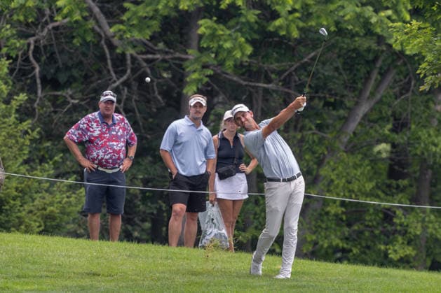 June 5, 2026, Dublin, Ohio, U.S: Mac Meissner hits from the rough on the 10th hole during the second round of The Memorial Tournament at Muirfield Village Golf Club, Dublin, Ohio. PGA, Golf Herren Tour 2026 - The Memorial Tournament - Second Round  - ZUMAs304 20260605_zaf_s304_039 Copyright: xScottxStuartx