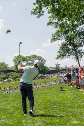 June 5, 2026, Dublin, Ohio, U.S: Scottie Scheffler hits from the rough on the 9th hole during the second round of The Memorial Tournament at Muirfield Village Golf Club, Dublin, Ohio. PGA, Golf Herren Tour 2026 - The Memorial Tournament - Second Round  - ZUMAs304 20260605_zaf_s304_069 Copyright: xScottxStuartx