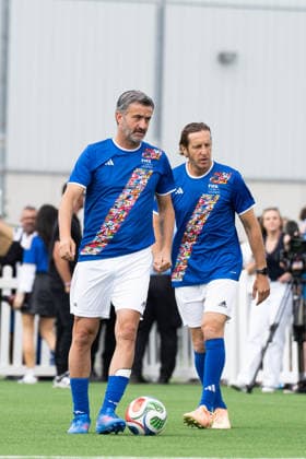 Italian FIFA Legends Tour in Toronto Massimo Ambrosini and Christian Panucci during Italians football legends exhibition match as part of the Italian FIFA Legends Tour in Toronto. on June 5, 2026 in Toronto, Canada. (Photo by Leonardo Ramirez Eyepix Group) Copyright: xLeonardoxRamirezx xEyepixxGroupx LR06042026-09334