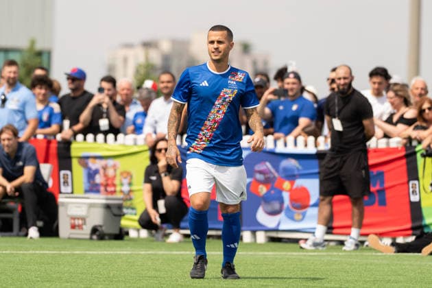 Italian FIFA Legends Tour in Toronto Sebastian Giovinco looks on during the Italians football legends exhibition match as part of the Italian FIFA Legends Tour in Toronto. on June 5, 2026 in Toronto, Canada. (Photo by Leonardo Ramirez Eyepix Group) Copyright: xLeonardoxRamirezx xEyepixxGroupx LR06042026-09347