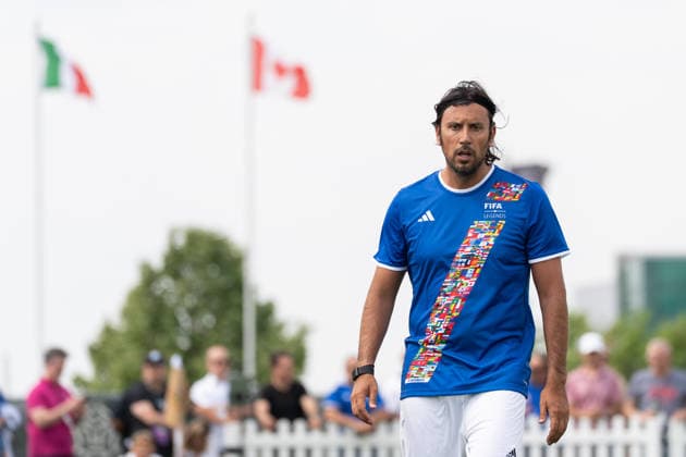Italian FIFA Legends Tour in Toronto Cristian Zaccardo during the Italians football legends exhibition match as part of the Italian FIFA Legends Tour in Toronto. on June 5, 2026 in Toronto, Canada. (Photo by Leonardo Ramirez Eyepix Group) Copyright: xLeonardoxRamirezx xEyepixxGroupx LR06042026-09395