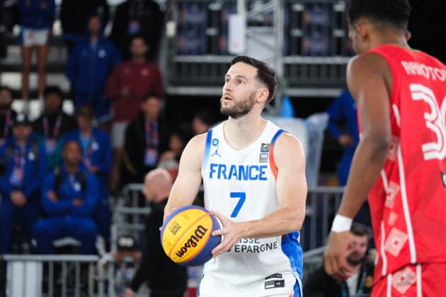 June 5, 2026, Warsaw, Masovian Voivodeship, Poland: France s HUGO SUHARD (7) takes a free throw during a FIBA 3x3 Basketball World Cup men s last 16 game between France and Madagascar in Warsaw, Poland. Basketball 2026: FIBA 3x3 World Cup Men s Last 16: France 16:10 Madagascar  - ZUMAk204 20260605_zip_k204_127 Copyright: xRomanxKozielx