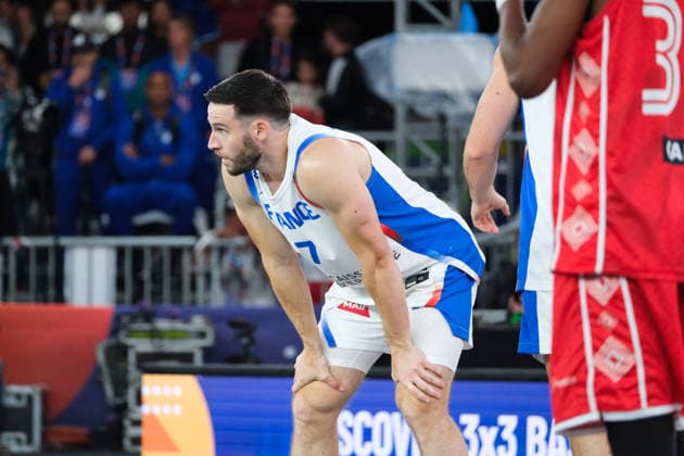 June 5, 2026, Warsaw, Masovian Voivodeship, Poland: France s HUGO SUHARD (7) in action during a FIBA 3x3 Basketball World Cup men s last 16 game between France and Madagascar in Warsaw, Poland. Warsaw Poland - ZUMAk204 20260605_zip_k204_126 Copyright: xRomanxKozielx