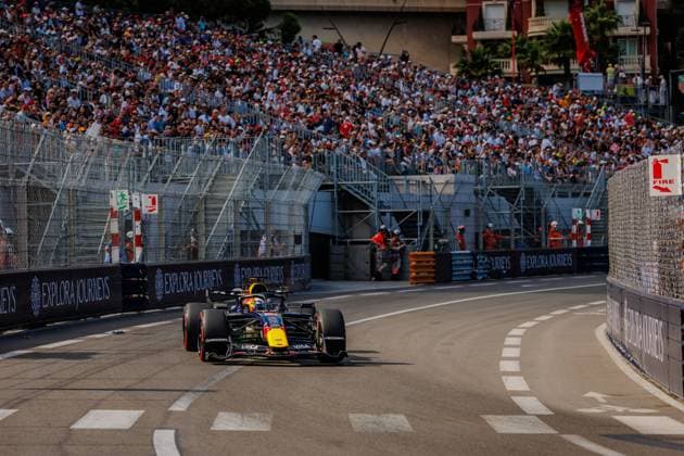 Isack Hadjar (Oracle Red Bull Racing, 6) mit seinem Auto auf der Strecke, Grosser Preis von Monaco, Motorsport, Formel 1, Saison 2026, 05.06.2026 Grosser Preis von Monaco, Motorsport, Formel 1, Saison 2026, 05.06.2026 Copyright: xEibner-Pressefoto AlexanderxNeisx EP_ANS