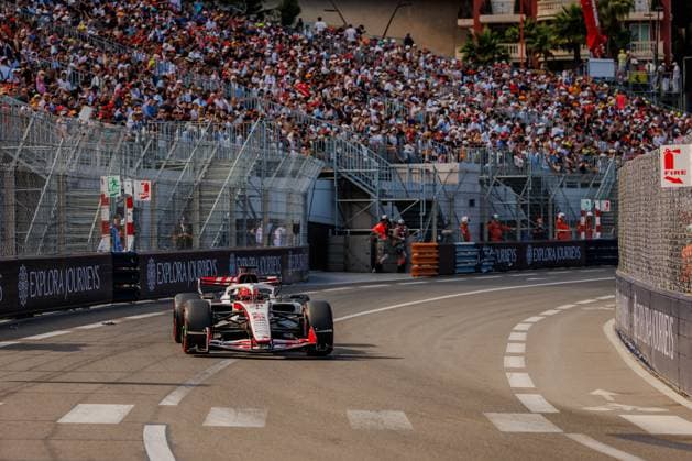 Esteban Ocon (TGR Haas F1 Team, 31) mit seinem Auto auf der Strecke, Grosser Preis von Monaco, Motorsport, Formel 1, Saison 2026, 05.06.2026 Grosser Preis von Monaco, Motorsport, Formel 1, Saison 2026, 05.06.2026 Copyright: xEibner-Pressefoto AlexanderxNeisx EP_ANS