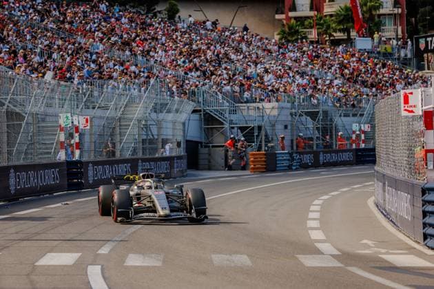 Nico Huelkenberg (Audi Revolut F1 Team, 27) mit seinem Auto auf der Strecke, Grosser Preis von Monaco, Motorsport, Formel 1, Saison 2026, 05.06.2026 Grosser Preis von Monaco, Motorsport, Formel 1, Saison 2026, 05.06.2026 Copyright: xEibner-Pressefoto AlexanderxNeisx EP_ANS