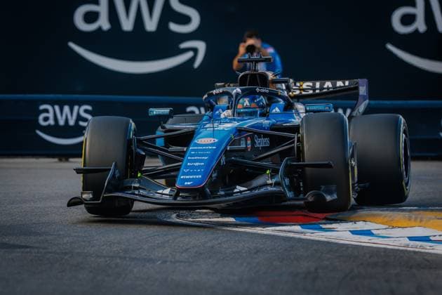 Alexander Albon (Atlassian Williams F1 Team, 23) mit seinem Auto auf der Strecke, Grosser Preis von Monaco, Motorsport, Formel 1, Saison 2026, 05.06.2026 Grosser Preis von Monaco, Motorsport, Formel 1, Saison 2026, 05.06.2026 Copyright: xEibner-Pressefoto AlexanderxNeisx EP_ANS