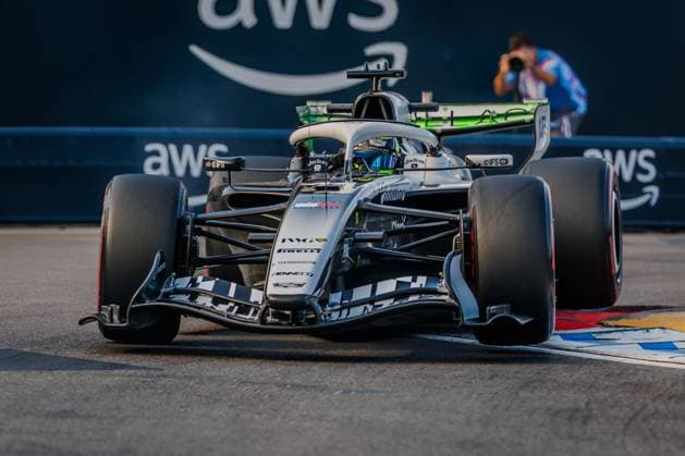 Sergio Perez (Cadillac F1 Team, 11) mit seinem Auto auf der Strecke, Grosser Preis von Monaco, Motorsport, Formel 1, Saison 2026, 05.06.2026 Grosser Preis von Monaco, Motorsport, Formel 1, Saison 2026, 05.06.2026 Copyright: xEibner-Pressefoto AlexanderxNeisx EP_ANS