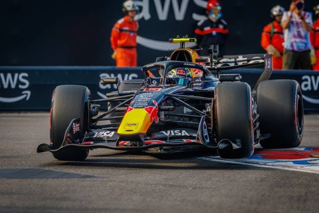 Isack Hadjar (Oracle Red Bull Racing, 6) mit seinem Auto auf der Strecke, Grosser Preis von Monaco, Motorsport, Formel 1, Saison 2026, 05.06.2026 Grosser Preis von Monaco, Motorsport, Formel 1, Saison 2026, 05.06.2026 Copyright: xEibner-Pressefoto AlexanderxNeisx EP_ANS