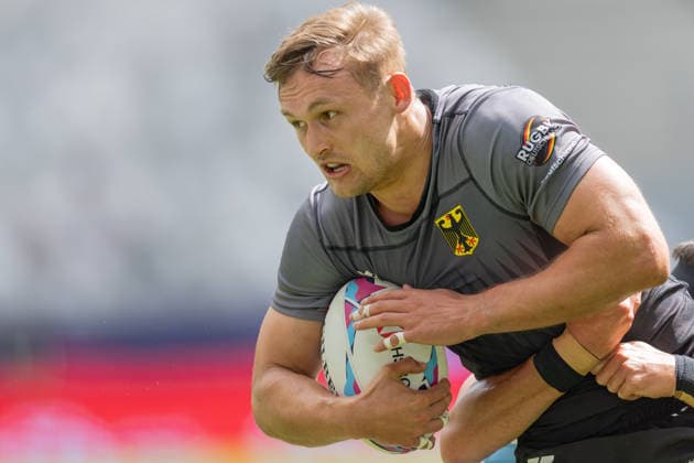 Deutschland - Argentinien, SVNS Rugby World Championship, WM, Weltmeisterschaft Philip Gleitze (Deutschland). Erstes Gruppenspiel zwischen Deutschland und Argentinien. Drittes Turnier der SVNS World Championship, Siebener-Rugby WM vom 5. bis 7. Juni 2026 in Bordeaux (Frankreich). Tag 1, Gruppenspiele am 5. Juni 2026., Bordeaux Region Nouvelle-Aquitaine Frankreich Stade Atlantique
