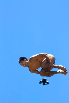 June 5, 2026, St Petersburg, Florida, USA: MexicoÃââ s SERGIO GUZMAN stayed in the mix with a solid Back 4 Somersaults Tuck, but a slightly loose entry cost him ground and he slipped to fourth at the Red Bull Cliff Diving World Series at the St. Pete Pier in St. Petersburg, Florida. St Petersburg USA - ZUMAd225 20260605_znp_d225_010 Copyright: xZoraidaxDiazx St Petersburg USA - ZUMA0858 0858485314st Copyright: xIMAGO ZoraidaxDiazx