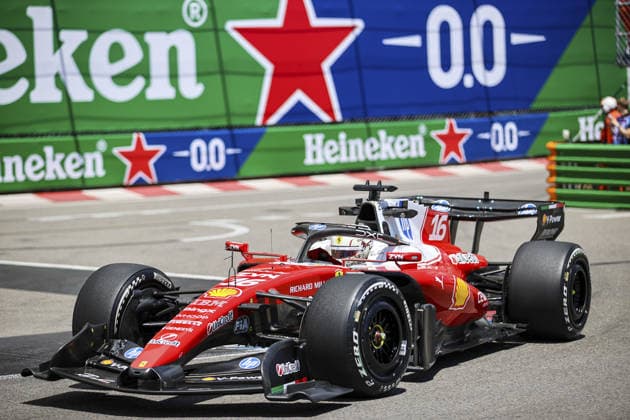 16 Charles Leclerc (MCO) of Scuderia Ferrari HP driving the Ferrari SF-26 on track during the FP1 of the FORMULA 1 GRAND PRIX DE MONACO 2026 at the Circuit de Monaco in Monaco, Monaco on Friday June 05, 2026 (Photo by ATP, Tennis Herren Bildagentur Jean Pierre Thill)  Copyright: xJeanxPierrexThill ATPxBildagentur SPPx Sportspressphoto_SPR161378