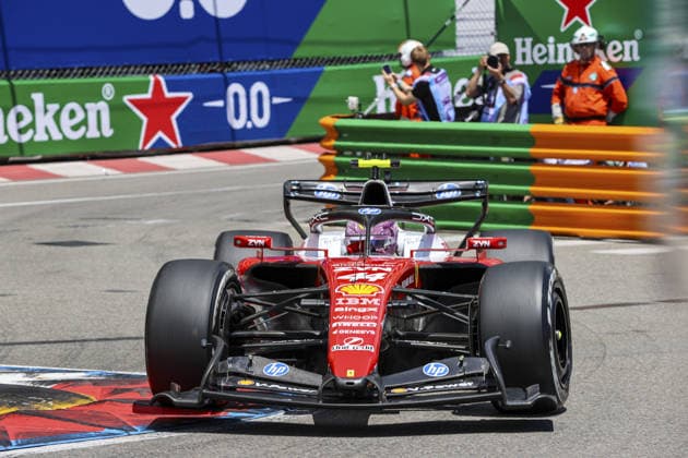 44 Lewis Hamilton (GBR) of Scuderia Ferrari HP driving the Ferrari SF-26 on track during the FP1 of the FORMULA 1 GRAND PRIX DE MONACO 2026 at the Circuit de Monaco in Monaco, Monaco on Friday June 05, 2026 (Photo by ATP, Tennis Herren Bildagentur Jean Pierre Thill)  Copyright: xJeanxPierrexThill ATPxBildagentur SPPx Sportspressphoto_SPR161390