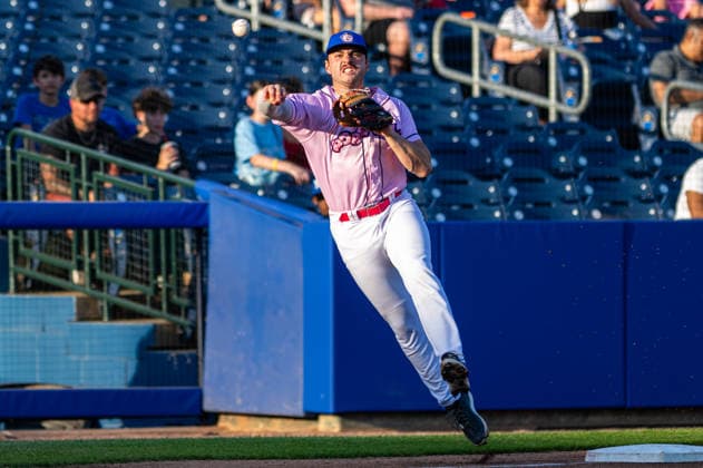 Williamsport Crosscutters v Trenton Thunder - MLB, Baseball Herren, USA Draft League Baseball Cade Climie of the Trenton Thunder throws the ball during an MLB Draft League baseball game at Trenton Thunder Ballpark in Trenton, United States, on June 5, 2026. Trenton United States  Copyright: xDanxSquicciarinix originalFilename:squicciarini-williams260605_npGeu.jpg