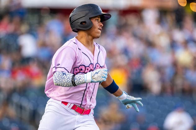 Williamsport Crosscutters v Trenton Thunder - MLB, Baseball Herren, USA Draft League Baseball Joek Rivera of the Trenton Thunder runs the bases during an MLB Draft League baseball game at Trenton Thunder Ballpark in Trenton, United States, on June 5, 2026. Trenton United States  Copyright: xDanxSquicciarinix originalFilename:squicciarini-williams260605_npXwj.jpg