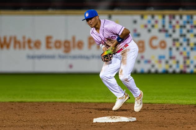 Williamsport Crosscutters v Trenton Thunder - MLB, Baseball Herren, USA Draft League Baseball Joek Rivera of the Trenton Thunder fields the ball during an MLB Draft League baseball game at Trenton Thunder Ballpark in Trenton, United States, on June 5, 2026. Trenton United States  Copyright: xDanxSquicciarinix originalFilename:squicciarini-williams260605_np1hn.jpg