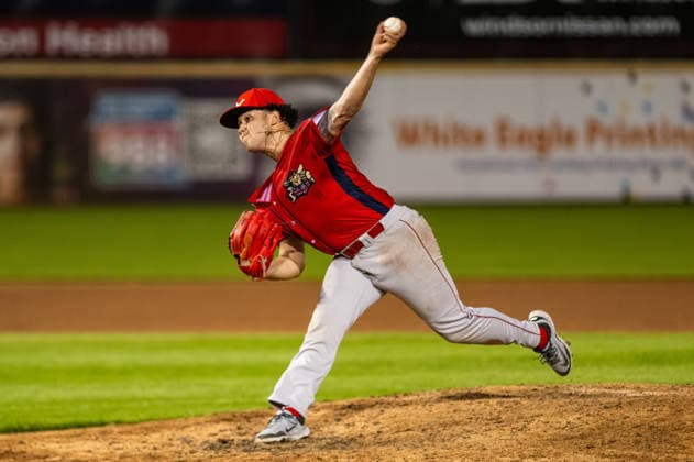 Williamsport Crosscutters v Trenton Thunder - MLB, Baseball Herren, USA Draft League Baseball Jordan Savinon of the Williamsport Crosscutters delivers a pitch during an MLB Draft League baseball game at Trenton Thunder Ballpark in Trenton, United States, on June 5, 2026. Trenton United States  Copyright: xDanxSquicciarinix originalFilename:squicciarini-williams260605_npDyp.jpg