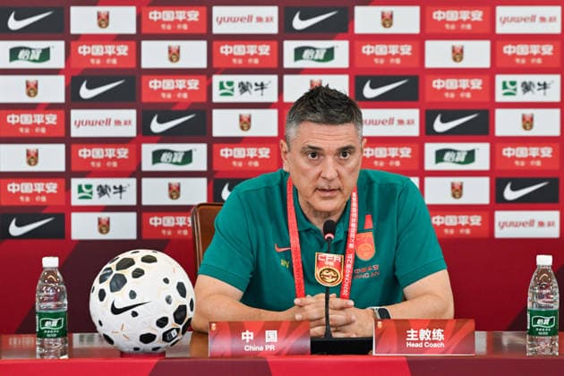 ZUNYI, CHINA - JUNE 05: Antonio Puche Vicente, head coach of China U23 Men s national team, Nationalteam answers questions during a pre-match press conference, PK, Pressekonferenz for the 2026 Zunyi International Youth Football Invitational Tournament on June 5, 2026 in Zunyi, Guizhou Province of China.  Copyright: xVCGx 111646321460