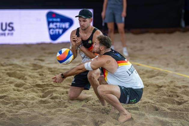 RECORD DATE NOT STATED QUEEN & KING OF THE COURT Hamburg, Germany 06.06.2026 HAMBURG, GERMANY - JUNE 6: Jonas Sagstetter (GER), Benedikt Sagstetter (GER) during the QUEEN & KING OF THE COURT at Hamburg on June 6, 2026 in Hamburg, Germany. Copyright: xBEAUTIFULxSPORTS PeterxWeberx