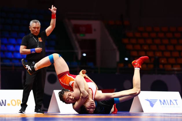 World Ranking Series Ulaanbaatar Open 62kg WW - Ok Ju Kim (PRK) df. Huan Yang (CHN)