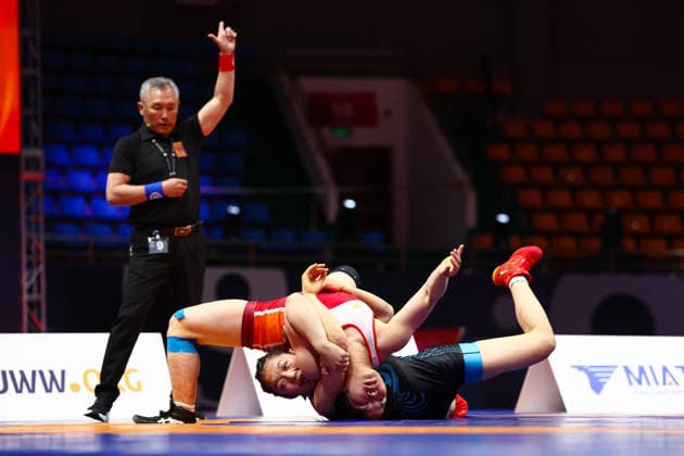 World Ranking Series Ulaanbaatar Open 62kg WW - Ok Ju Kim (PRK) df. Huan Yang (CHN)