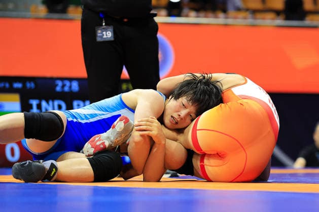 Wrestling Ranking Series Ulaanbaatar Open 55kg WW - Hyogyong Choe (PRK) df. Hansika Lamba (IND)