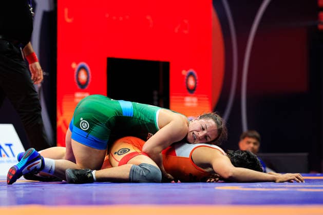 Wrestling Ranking Series Ulaanbaatar Open 62kg WW - Bilyana Zhivkova Dudova (BUL) df. Mansi Mansi (IND) *** Wrestling Ranking Series Ulaanbaatar Open 62kg WW Bilyana Zhivkova Dudova BUL df Mansi Mansi IND Copyright: xKostadinxAndonovx xUnitedxWorldxWrestlingx Kostadin Andonov United World Wrestling