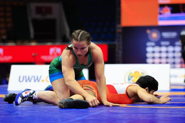 Wrestling Ranking Series Ulaanbaatar Open 62kg WW - Bilyana Zhivkova Dudova (BUL) df. Nitika Nitika (IND)