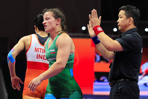 Wrestling Ranking Series Ulaanbaatar Open 62kg WW - Bilyana Zhivkova Dudova (BUL) df. Nitika Nitika (IND)