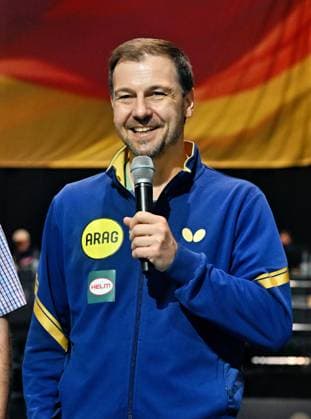 Offizielle Eröffnung der LOTTO Thüringen Deutschen Tischtennis-Finals in der Erfurter Messehalle mit Timo Boll LOTTO Thüringen TT-Finals 2026 in Erfurt. Deutsche Meisterschaften der Damen und Herren am 6. Juni 2026 in der Messe Erfurt. Offizielle Eröffnung mit dem besten deutschen Tischtennisspieler aller Zeiten und DTTB-Botschafter Timo Boll. Erfurt Messe Erfurt Thüringen Deutschland