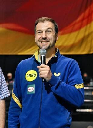 Offizielle Eröffnung der LOTTO Thüringen Deutschen Tischtennis-Finals in der Erfurter Messehalle mit Timo Boll LOTTO Thüringen TT-Finals 2026 in Erfurt. Deutsche Meisterschaften der Damen und Herren am 6. Juni 2026 in der Messe Erfurt. Offizielle Eröffnung mit dem besten deutschen Tischtennisspieler aller Zeiten und DTTB-Botschafter Timo Boll. Erfurt Messe Erfurt Thüringen Deutschland