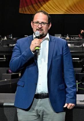 Offizielle Eröffnung der LOTTO Thüringen Deutschen Tischtennis-Finals in der Erfurter Messehalle mit Thürings Landtagspräsidenten Dr. Thadäus König LOTTO Thüringen TT-Finals 2026 in Erfurt. Deutsche Meisterschaften der Damen und Herren am 6. Juni 2026 in der Messe Erfurt. Offizielle Eröffnung mit dem Präsidenten des Thüringer Landtags, Dr. Thadäus König. Erfurt Messe Erfurt Thüringen Deutschland