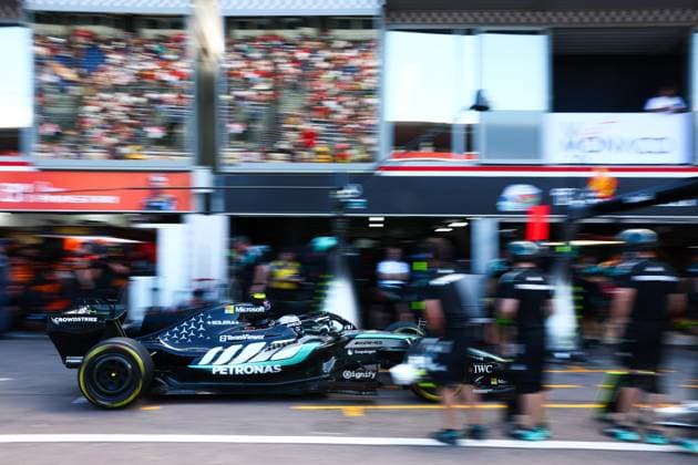 12 KIMI ANTONELLI Andrea (ita), Mercedes AMG F1 Team W17, action Monte Carlo Monaco