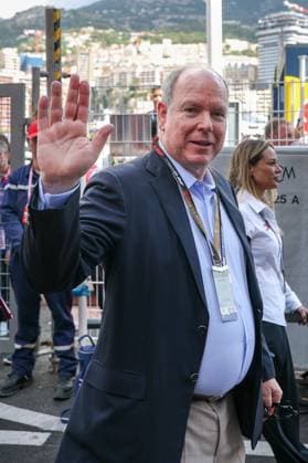 Fuerst von Monaco Albert II kommt am Paddock an, 3 Freies Training, Grosser Preis von Monaco, Motorsport, Herren, Formel 1, 06.06.2026 Monte Carlo Monaco MCO