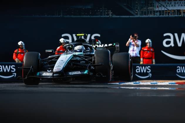 12 KIMI ANTONELLI Andrea (ita), Mercedes AMG F1 Team W17, action Monte Carlo Monaco
