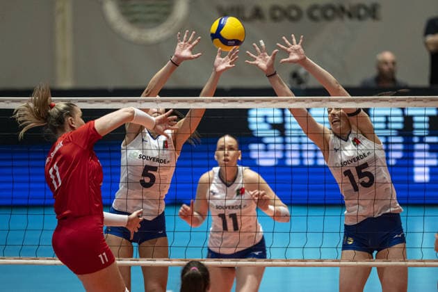 Hungary x Portugal - CEV Volleyball European League 2026 - Pavilhao de Desportos de Vila da Conde in Vila da Conde, Portugal  Copyright: xPedroxLoureiro SportsxPressxPhotox Sportspressphoto_SPR161554