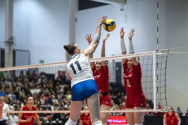 Hungary x Portugal - CEV Volleyball European League 2026 - Pavilhao de Desportos de Vila da Conde in Vila da Conde, Portugal  Copyright: xPedroxLoureiro SportsxPressxPhotox Sportspressphoto_SPR161598