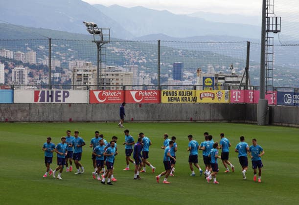 Croatia national team, Nationalteam training session in Rijeka, Croatia Croatia national team training session at the auxiliary pitches of the HNK Rijeka Training Centre in Rujevica, Rijeka, Croatia, 6 June 2026, as part of preparations for the FIFA World Cup, WM, Weltmeisterschaft, Fussball and an International Friendly, Länderspiel, Nationalmannschaft match against Slovenia.  GoranxKovacic PIXSELL