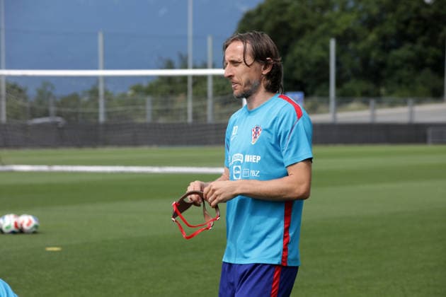Croatia national team, Nationalteam training session in Rijeka, Croatia Luka Modric during Croatia national team training session at the auxiliary pitches of the HNK Rijeka Training Centre in Rujevica, Rijeka, Croatia, 6 June 2026, as part of preparations for the FIFA World Cup, WM, Weltmeisterschaft, Fussball and an International Friendly, Länderspiel, Nationalmannschaft match against Slovenia.  GoranxKovacic PIXSELL