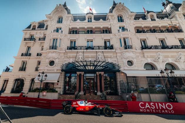Formula 1 Monaco Grand Prix 2026 Charles Leclerc (Scuderia Ferrari HP, 16) in FP1 on practice day at the Monaco GP 2026 05 06 2026