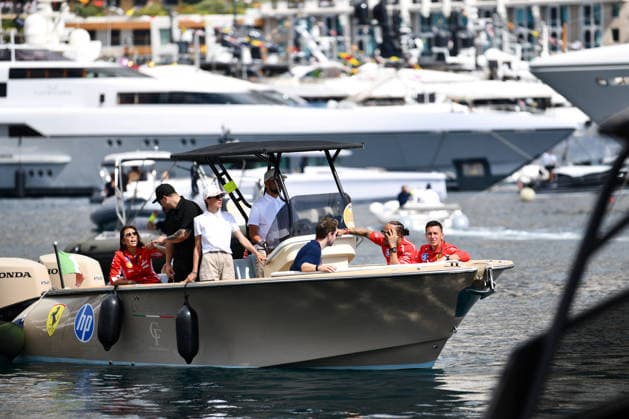 June 6, 2026, Mezzolombardo, Mezzolombardo, Italy: British driver Lewis Hamilton, Scuderia Ferrari HP arrives in the Paddock of the Formula 1 Louis Vuitton Grand Prix de Monaco, Montecarlo FIA Formula 1 2026  - ZUMAf150 20260606_zsp_f150_004 Copyright: xDaisyxFacinellix