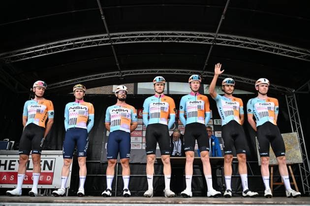 Heistse Pijl 2026 Cycling Race HEIST-OP-DEN-BERG, BELGIUM - JUNE 06 : Nsn Cycling Team during the 55th edition of Heistse Pijl an UCI Class 1.1 one day cycling road race for Men Elite of km with start in Vosselaar and finish in Heist-op-den-Berg on June 6, 2026 in Heist-op-den-Berg, Belgium, 06 06 2026 Heist-op-den-Berg Belgium  Copyright: xRex