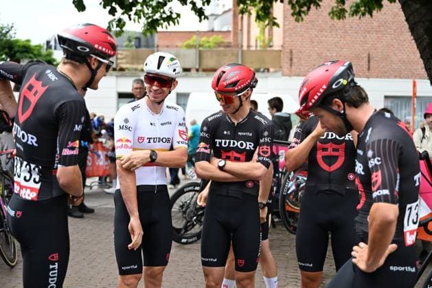 Heistse Pijl 2026 Cycling Race HEIST-OP-DEN-BERG, BELGIUM - JUNE 06 : Tudor Pro Cycling Team during the 55th edition of Heistse Pijl an UCI Class 1.1 one day cycling road race for Men Elite of km with start in Vosselaar and finish in Heist-op-den-Berg on June 6, 2026 in Heist-op-den-Berg, Belgium, 06 06 2026 Heist-op-den-Berg Belgium  Copyright: xRex