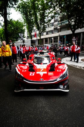 24 HEURES DU MANS 2026 - PESAGE Toyota TR010 Hybrid, detail during Le Pesage of the 24 Hours of Le Mans 2026, 3rd round of the 2026 FIA World Endurance Championship, from June 5 to 6, 2026 on the Place de la RÃ publique in Le Mans, France - Le MansFrance  Copyright: xCharlyxLopezx