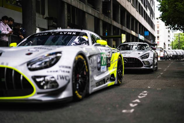 24 HEURES DU MANS 2026 - PESAGE Mercedes-AMG LMGT3, detail during Le Pesage of the 24 Hours of Le Mans 2026, 3rd round of the 2026 FIA World Endurance Championship, from June 5 to 6, 2026 on the Place de la RÃ publique in Le Mans, France - Le MansFrance  Copyright: xCharlyxLopezx