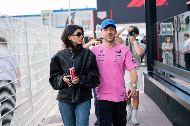 Formula 1 Monaco Grand Prix - Pierre Gasly and Francisca Gomes AJ Alpine driver Pierre Gasly (10) and his partner Portuguese model Francisca Kika Cerqueira Gomes arrives in the Paddock prior to final practice ahead of the F1 Grand Prix of Monaco at Circuit de Monaco on June 06, 2026 in Monte-Carlo, Monaco. Photo by Alexis Jumeau ABACAPRESS.COM Monaco Monaco  Copyright: xJumeauxAlexis ABACAx