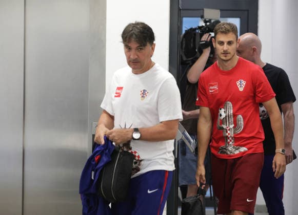 Croatia national team, Nationalteam press in Rijeka Croatia national team coach Zlatko Dalic and Josip Stanisic during Croatia national team press conference, PK, Pressekonferenz at HNK Rijeka Stadium in Rijeka, Croatia on June 06, 2026. as part of pre-world cup training camp and friendly match against Slovenia.  GoranxKovacic PIXSELL